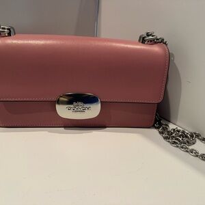 Coach Eliza Crossbody Pink Leather
